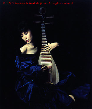 Pipa by Chen Yifei